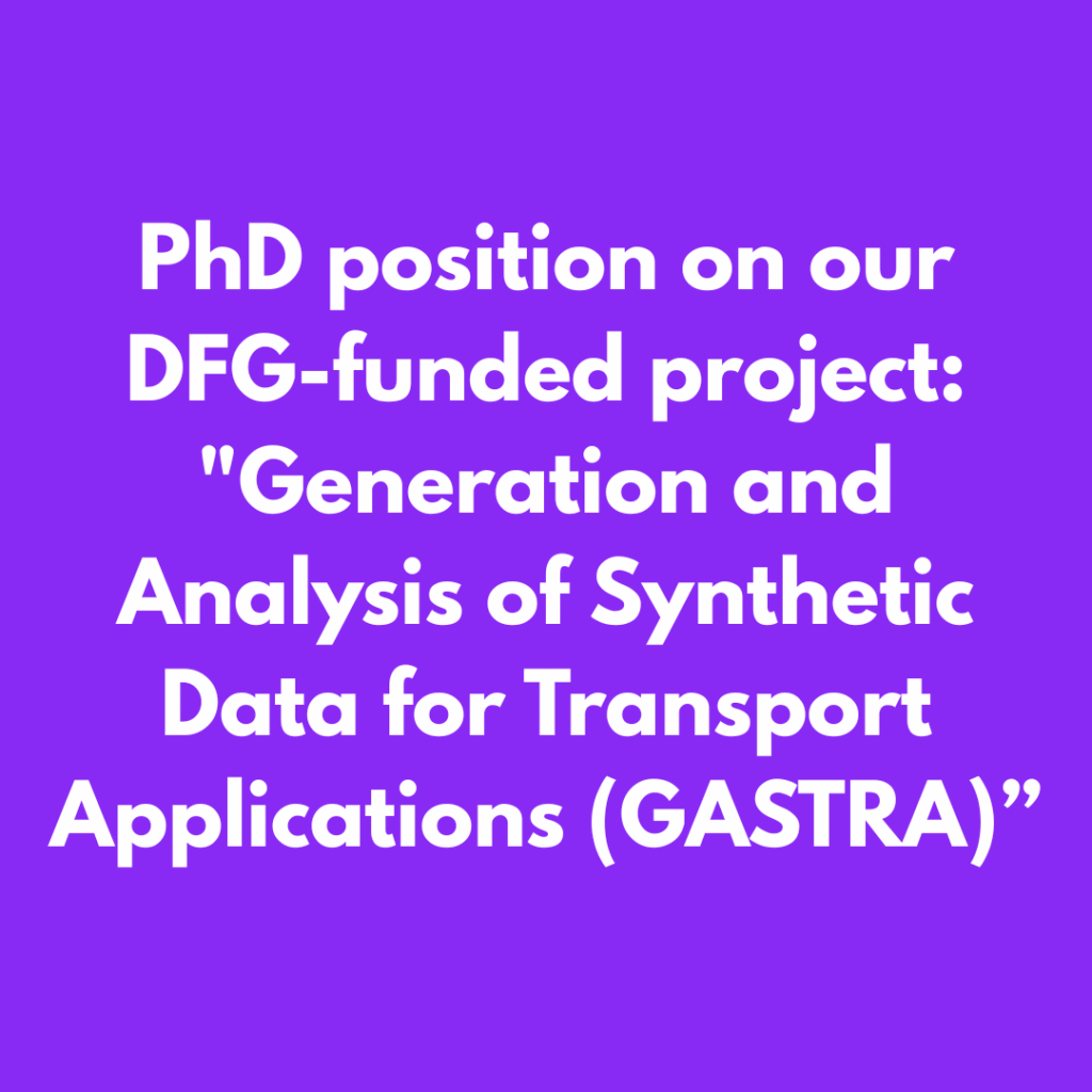 PhD position on our DFG-funded project