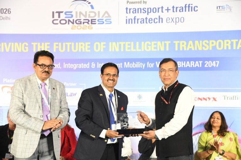 Felicitation ceremony with Akhilesh Srivastava, President, ITS India Forum, at ITS India Congress 2026